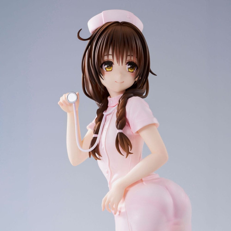 To Love-Ru Darkness Statue PVC Mikan Yuki Nurse Cos 25 cm 8