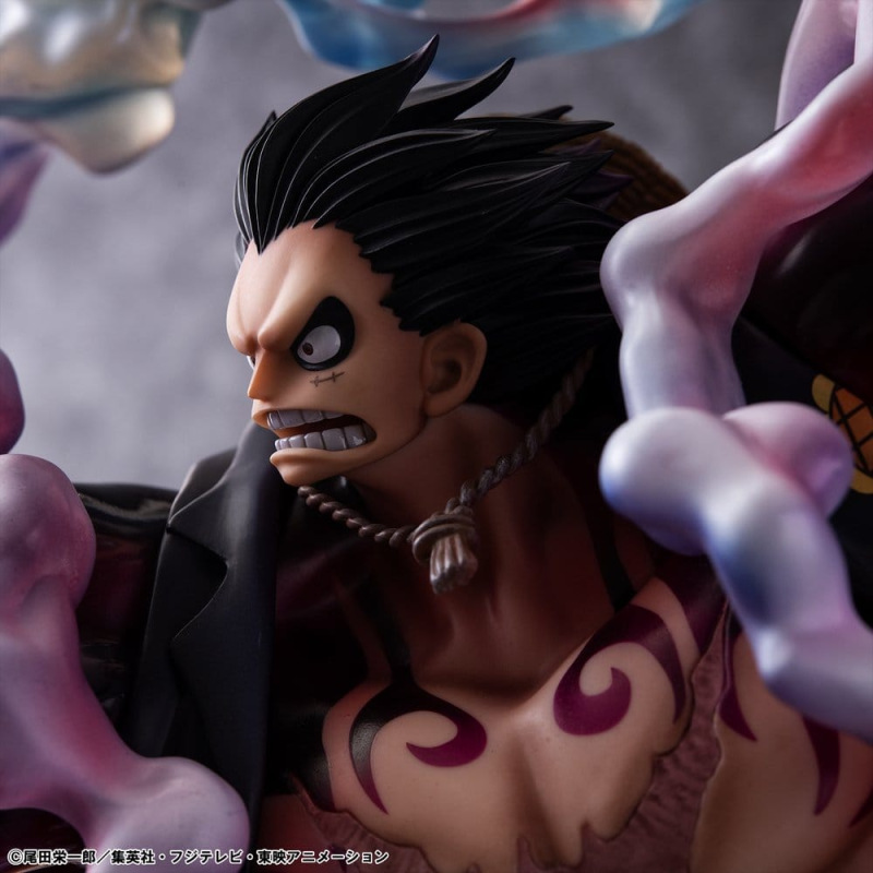 One Piece Portrait.Of.Pirates SA-Maximum PVC Figure Monkey D. Luffy Gear 4 Bounce-Man 10th Limited V 13