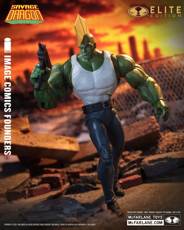 Savage Dragon Image Comics Founders Series McFarlane Elite Edition Action Figure Dragon 20 cm 3