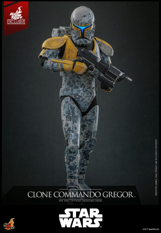 Star Wars: The Clone Wars Action Figure 1/6 Clone Commando Gregor Hot Toys Exclusive 30 cm 8