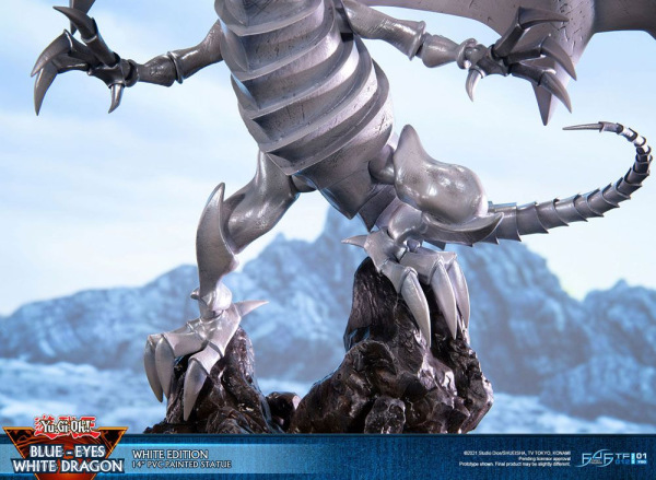 Yu-Gi-Oh! PVC Statue Blue-Eyes White Dragon White Edition 35 cm 13