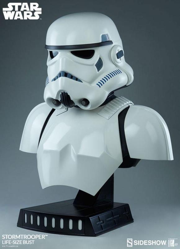 Star Wars: Stormtrooper 1/1 Bust - Sideshow Collectibles