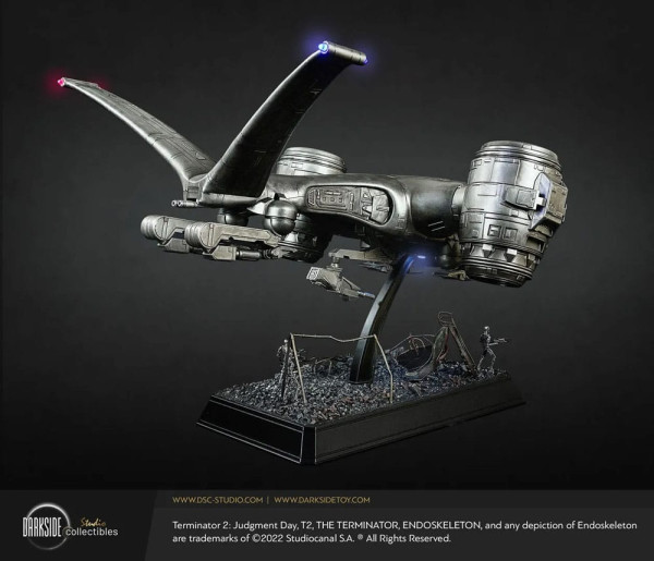 Terminator 2 Judgment Day Replica Aerial Hunter Killer 30th Anniversary Edition 60 cm 4