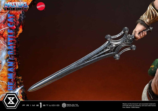 Masters of the Universe Real Elite Masterline Series Statue 1/4 He-Man & Battle Cat 86 cm 6