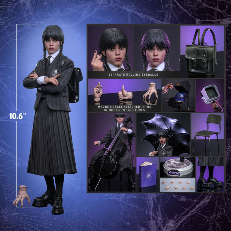 Wednesday Action Figure 1/6 Wednesday 27 cm 13