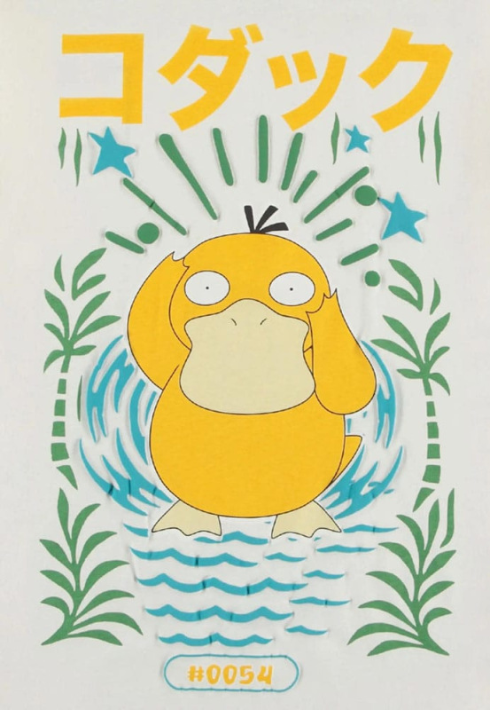 Pokémon T-Shirt Psyduck Size L 3