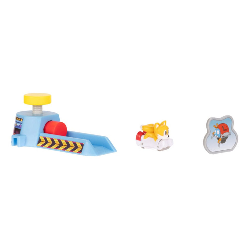 Sonic - The Hedgehog Go Go Racers Vehicles Mini Launching ramps Assortment (4) 7
