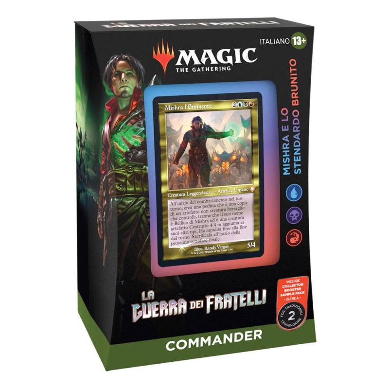 Magic the Gathering La Guerra dei Fratelli Commander Decks Display (4) italian