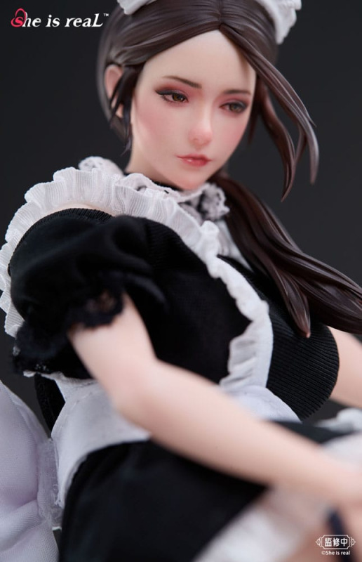 Original Character Dress Series PVC Statue 1/6 She is real Water Droplet Maid 27 cm 7