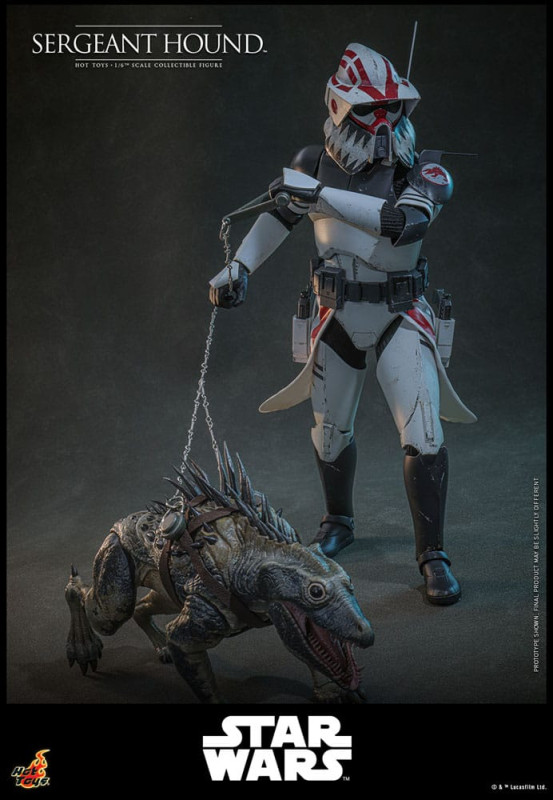 Star Wars: The Clone Wars Action Figure 1/6 Sergeant Hound 30 cm 4