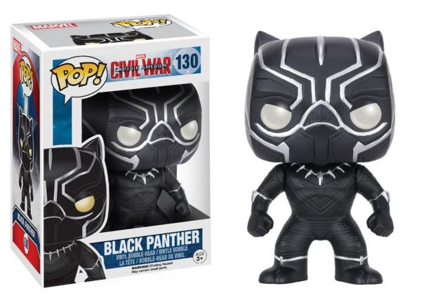 Captain America Civil War POP! Vinyl Bobble-Head Black Panther 10 cm