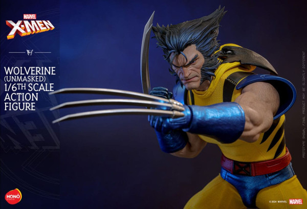 Marvel X-Men Action Figure 1/6 Wolverine (Unmasked) 28 cm 12