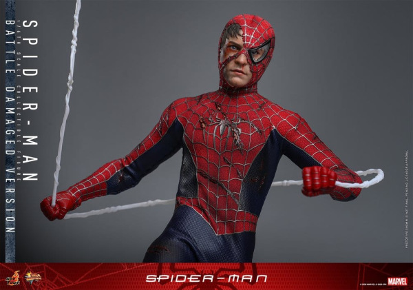 Spider-Man Movie Masterpiece Action Figure 1/6 Spider-Man (Battle Damaged Version) 30 cm 13