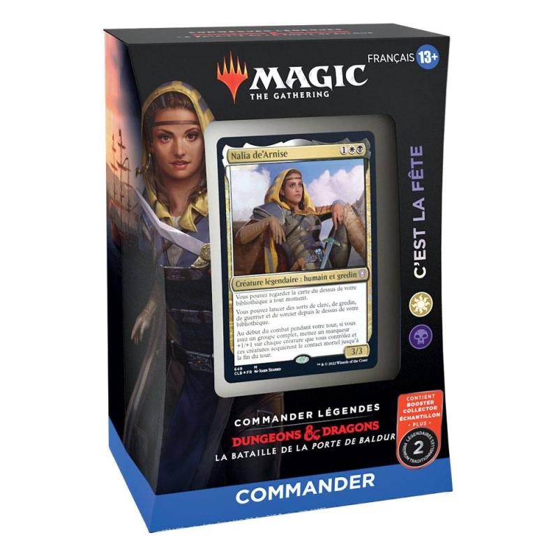 Magic the Gathering Commander Légendes : la bataille de la Porte de Baldur Commander Decks Display (