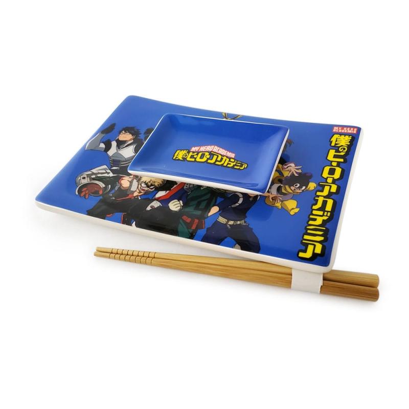 My Hero Academia Ceramic Sushi Set with Chopsticks Classe 1-A 2