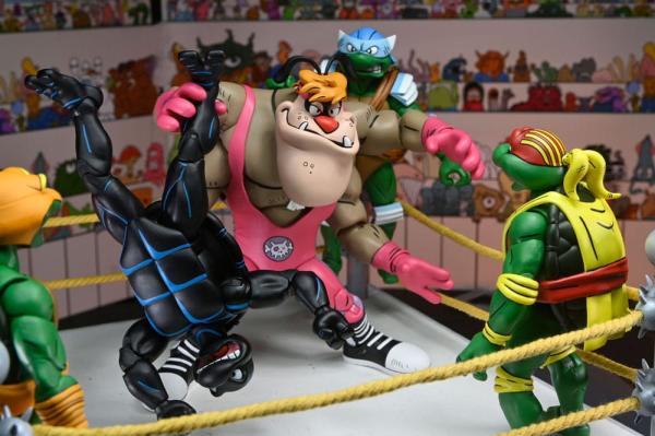 Teenage Mutant Ninja Turtles (Archie Comics) Action Figures 4-Pack Stump Wrestling Turtles 18 cm