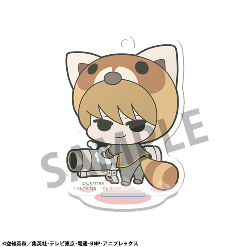 Gintama Acrylic Figure Prince Hata & Animal Paradise 6 cm Display (6) 3
