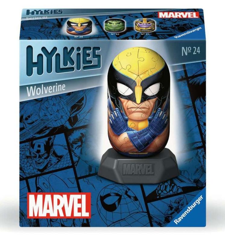 Marvel Hylkies 3D Puzzle Wolverine (55 pieces) 1