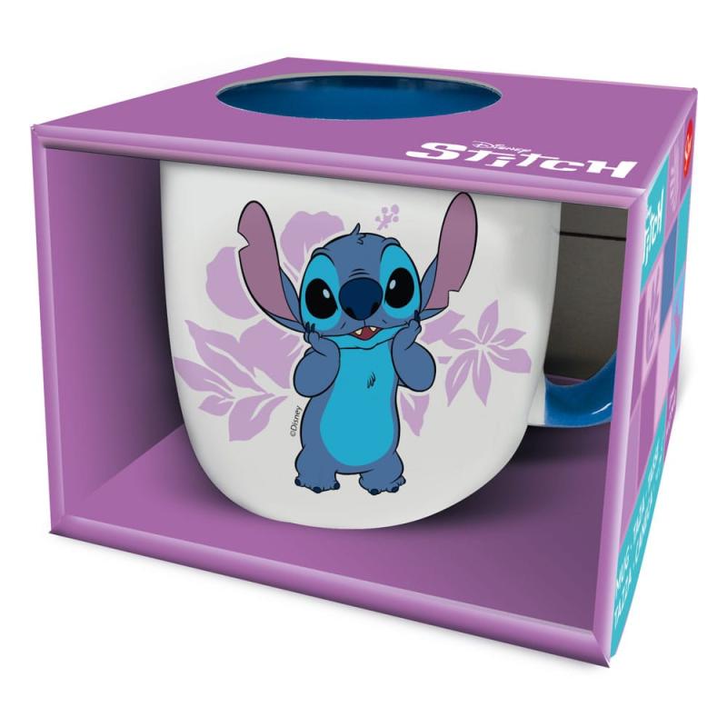 Lilo & Stitch Mug Stitch pink Flowers 385 ml