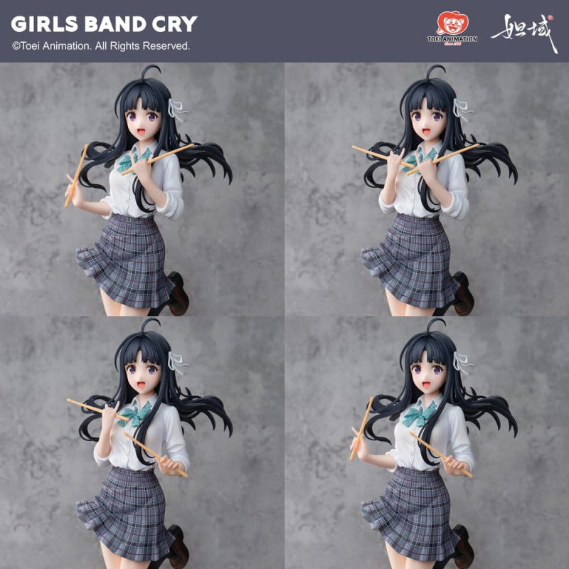 Girls Band Cry Natsu wo Mankitsu shite Sakebe Series No. 2 PVC Statue 1/7 Subaru Awa 26 cm 8