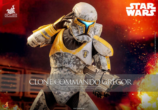 Star Wars: The Clone Wars Action Figure 1/6 Clone Commando Gregor Hot Toys Exclusive 30 cm 1