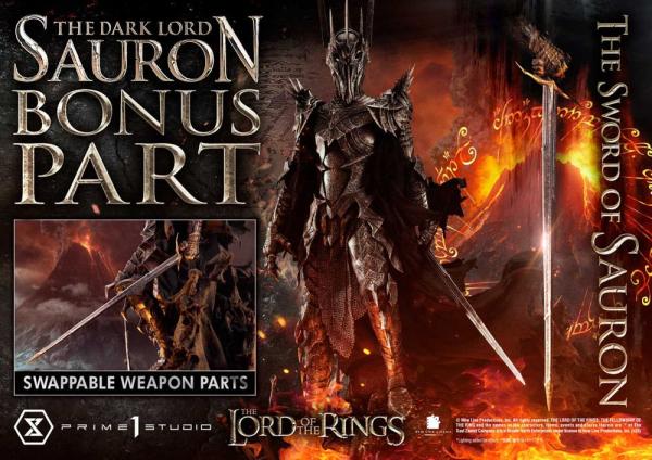 Lord of the Rings Museum Masterline Series Statue 1/3 The Dark Lord Sauron Bonus Version 117 cm 1