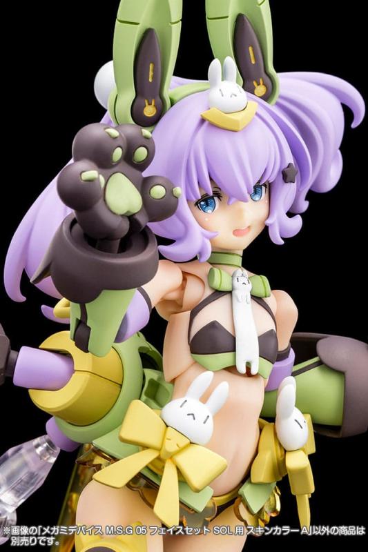 Megami Device M.S.G 05 Action Figure Accessory Set Face Sol Skin Color A