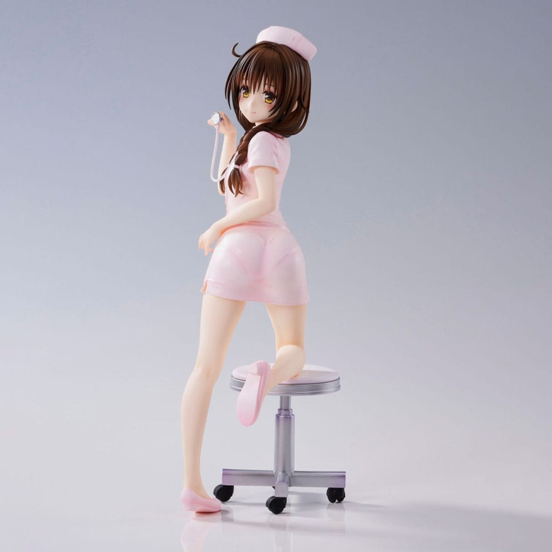 To Love-Ru Darkness Statue PVC Mikan Yuki Nurse Cos 25 cm 2