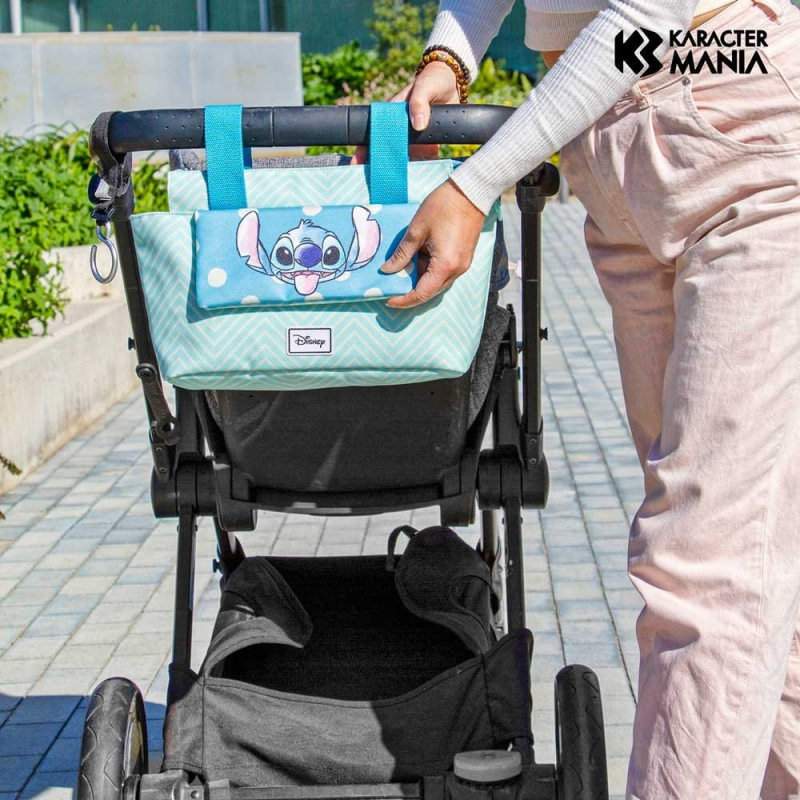 Lilo & Stitch Hamper Mommy Baby Organizer Stroller bag Lovely Blue 1