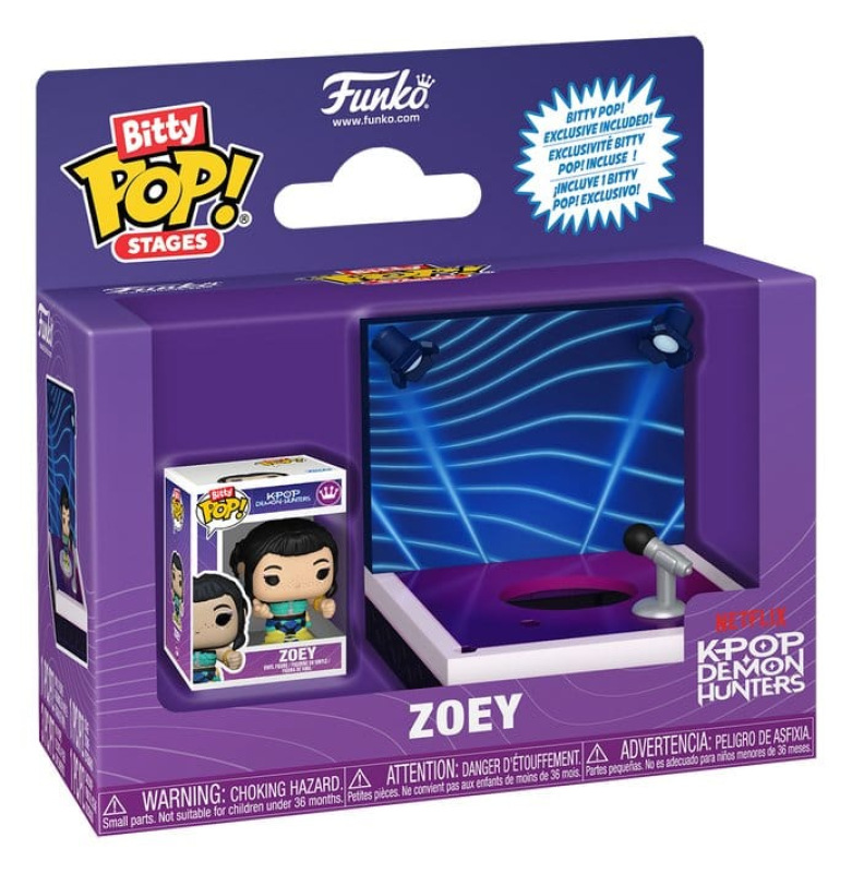KPop Demon Hunters Bitty POP! Stages Vinyl Figure Zoey 2,5 cm 4