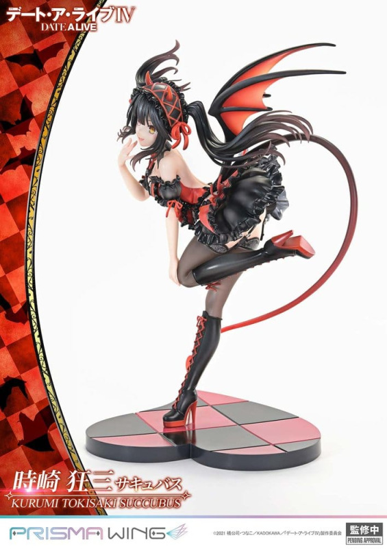 Date A Live Prisma Wing PVC Statue 1/7 Kurumi Tokisaki succubus 25 cm 8