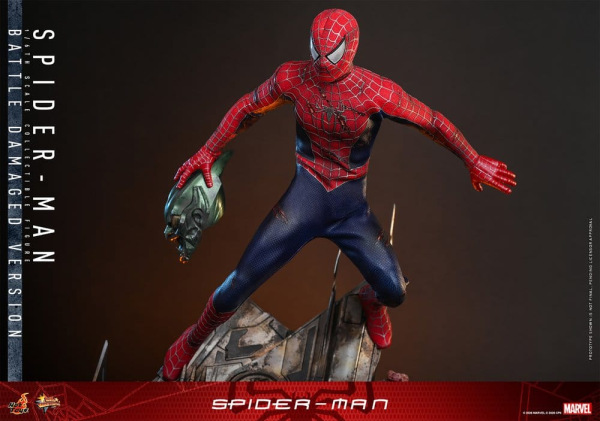 Spider-Man Movie Masterpiece Action Figure 1/6 Spider-Man (Battle Damaged Version) 30 cm 11