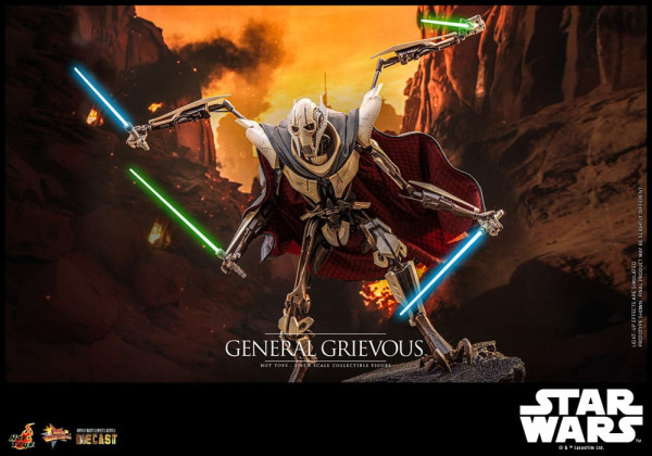 Star Wars Movie Masterpiece Diecast Action Figure 1/6 General Grievous 42 cm 2
