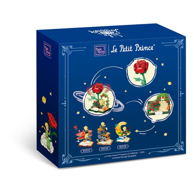 The Little Prince Starry Ride Construction Set Rose 15 cm