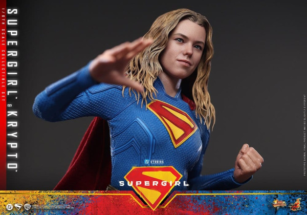 DC Comics Movie Masterpiece Action Figure Set Supergirl & Krypto 28 cm 5