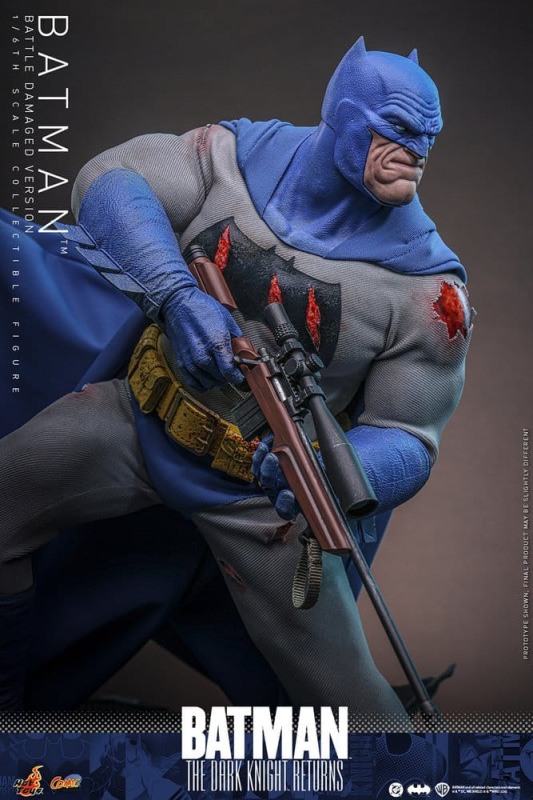 Batman: The Dark Knight Returns Comic Masterpiece Action Figure 1/6 Batman (Battle Damaged Version) 12