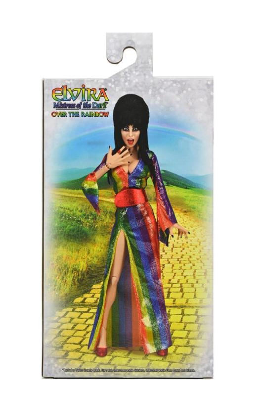 Elvira, Mistress of the Dark Clothed Action Figure Over the Rainbow Elvira 20 cm 2