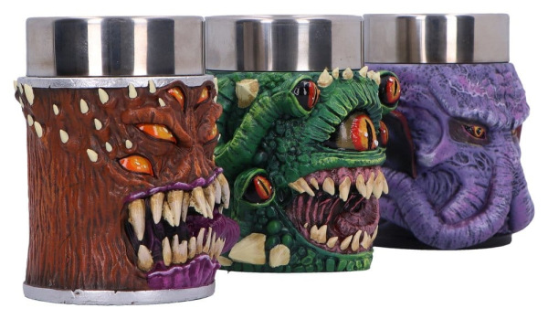 Dungeons & Dragons Set of 3 Mini Tankards Mini Monster 9 cm 3