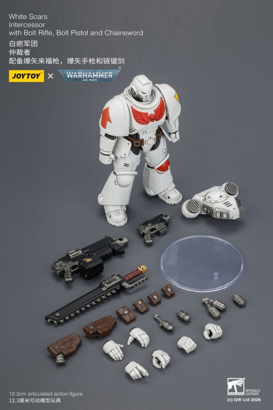 Warhammer 40,000 Action Figure White Scars Intercessor 12 cm 8