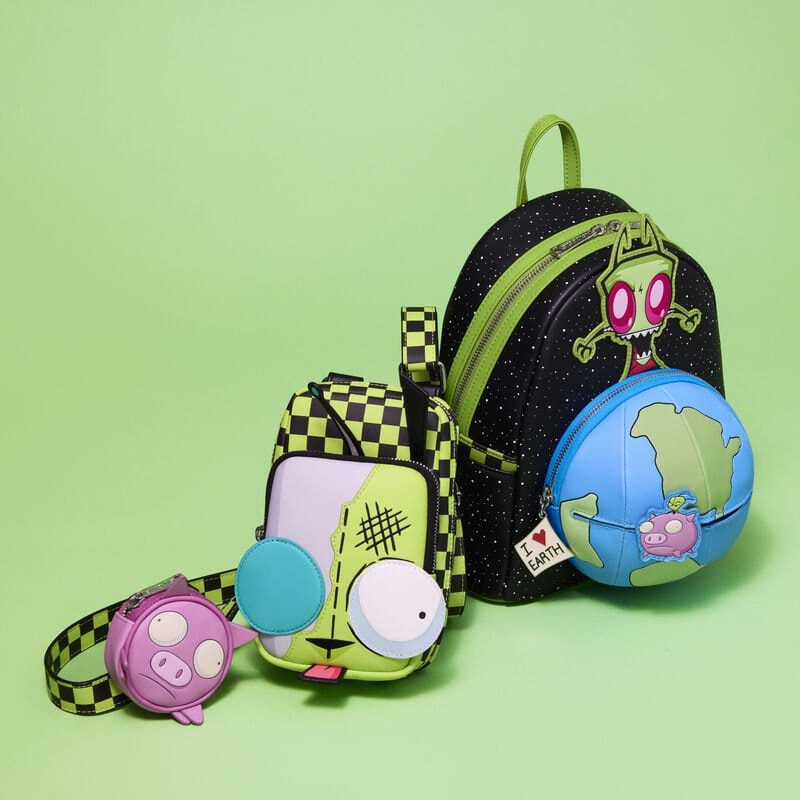 Nickelodeon by Loungefly Mini Backpack Invader Zim Glow 1