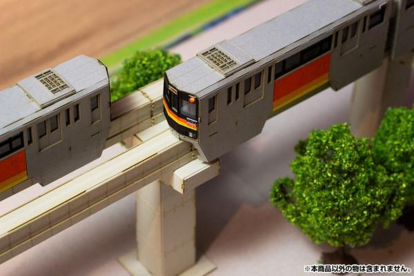 Original Character Series 1000 1/150 Paper Model Kit Tama Intercity Monorail (4 cars) 48 cm