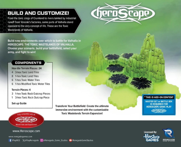 Heroscape Terrain Expansion Toxic Wastelands of Valhalla *English Version* 1