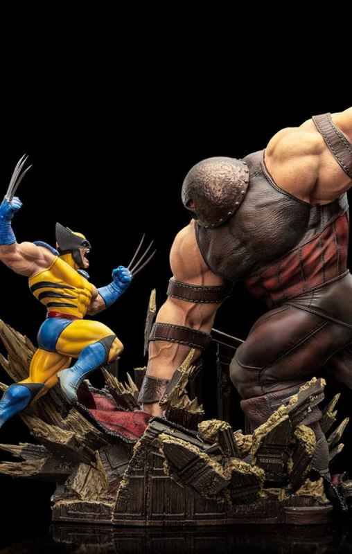Marvel BDS Art Scale Statue 1/10 Wolverine vs Juggernaut heo EU Exclusive 30 cm 10