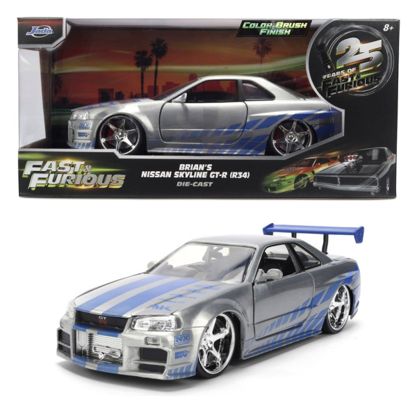 Fast & Furious Diecast Vehicle 1:24 Anniversary Nissan Skyline 19 cm 1