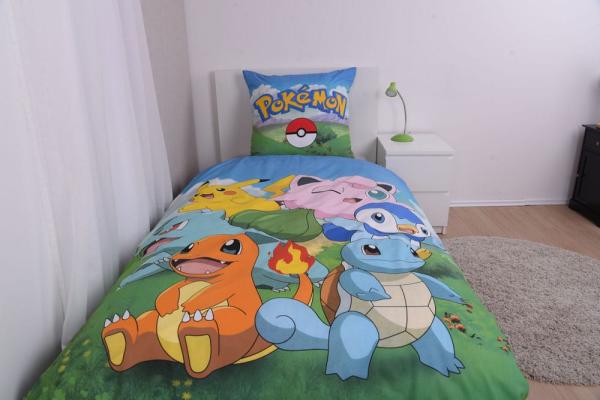 Pokemon Duvet Set Group A 135 x 200 cm / 80 x 80 cm 10