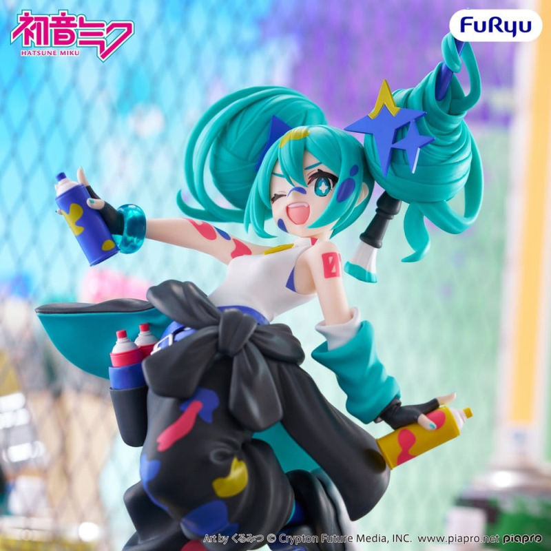 Hatsune Miku Muchute PVC Statue Paint Girl Another Color Ver. 23 cm 2