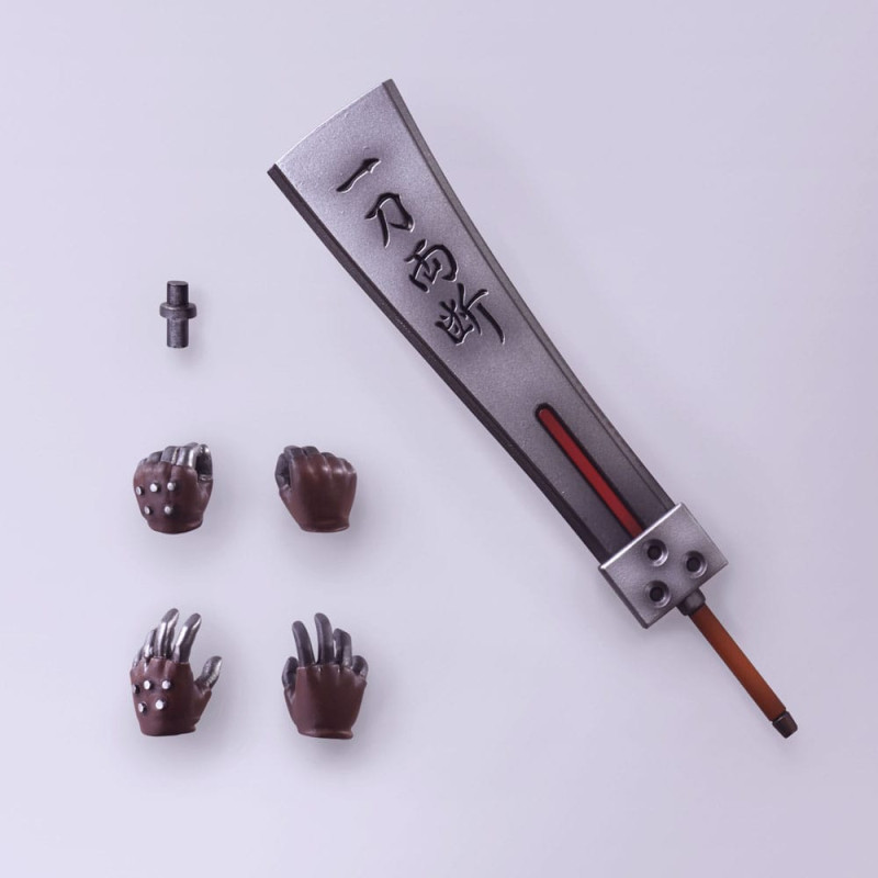 Final Fantasy VII Bring Arts Action Figure Cloud Strife Hardedge Ver. 15 cm 9