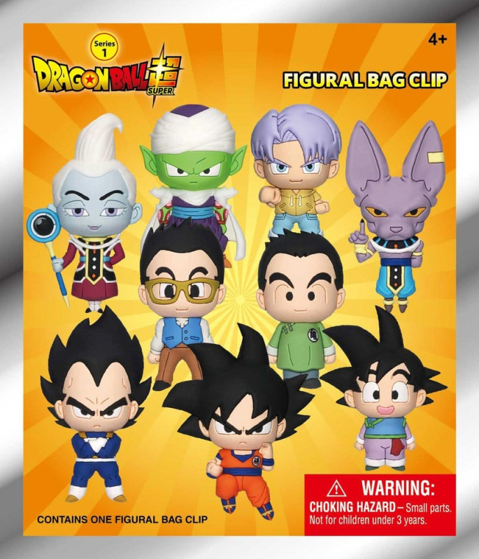 Dragon Ball Super 3D PVC Bag Clips Series 1 Display (24) 2