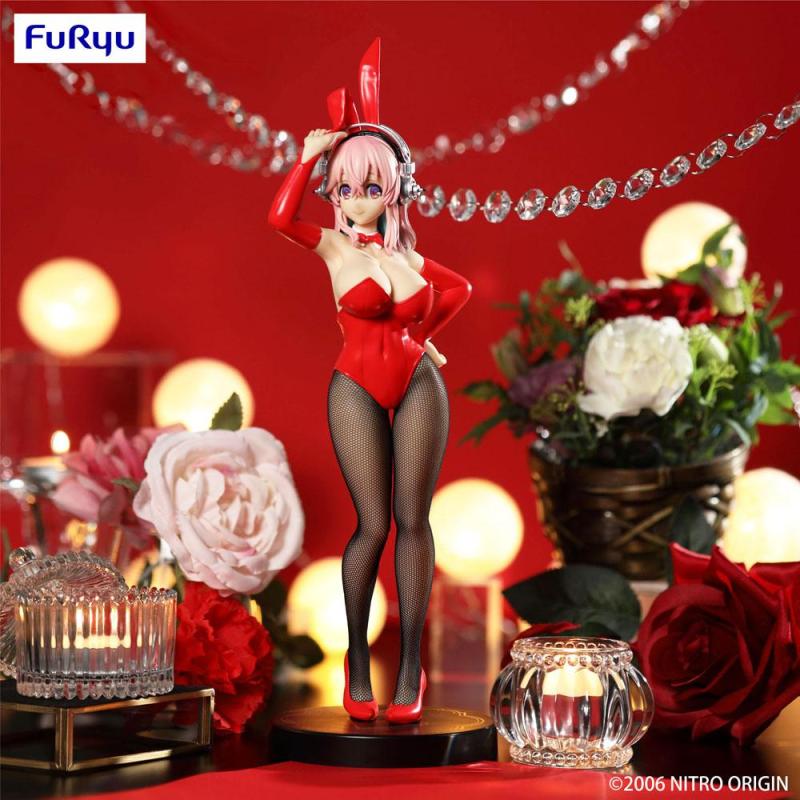 Super Sonico BiCute Bunnies PVC Statue Super Sonico Red Ver. 28 cm 8