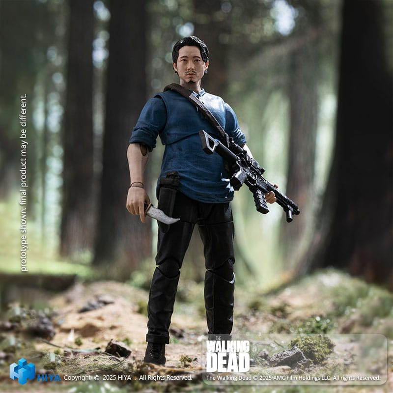 The Walking Dead Exquisite Mini Series Actionfigur 1/18 Glenn 11 cm 7